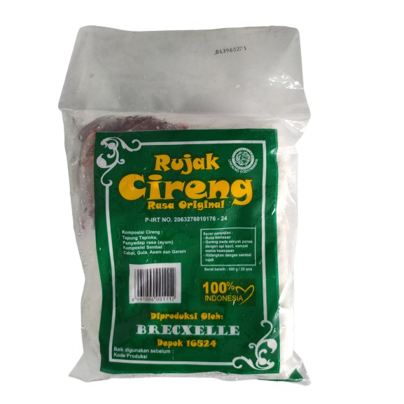 

Rujak cireng brexcelle isi 20/frozen food makanan beku/cireng crispy