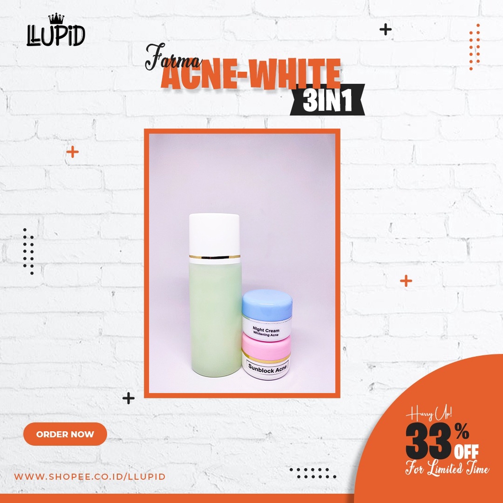 PAKET ACNE 3IN1 ORIGINAL / CREAM WAJAH / CREAM JERAWAT