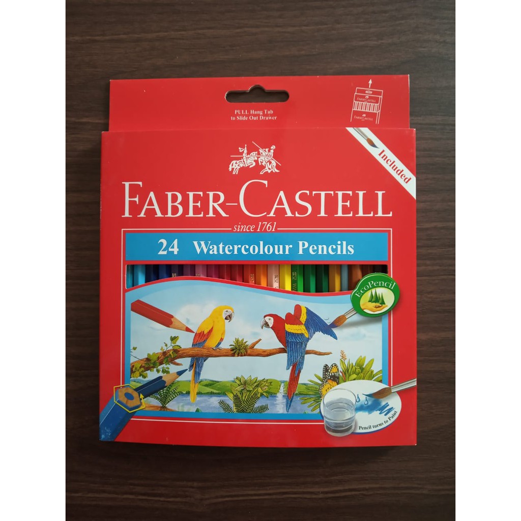 

Pensil Warna Air (Water Colour Pencils) Faber Castell 24L