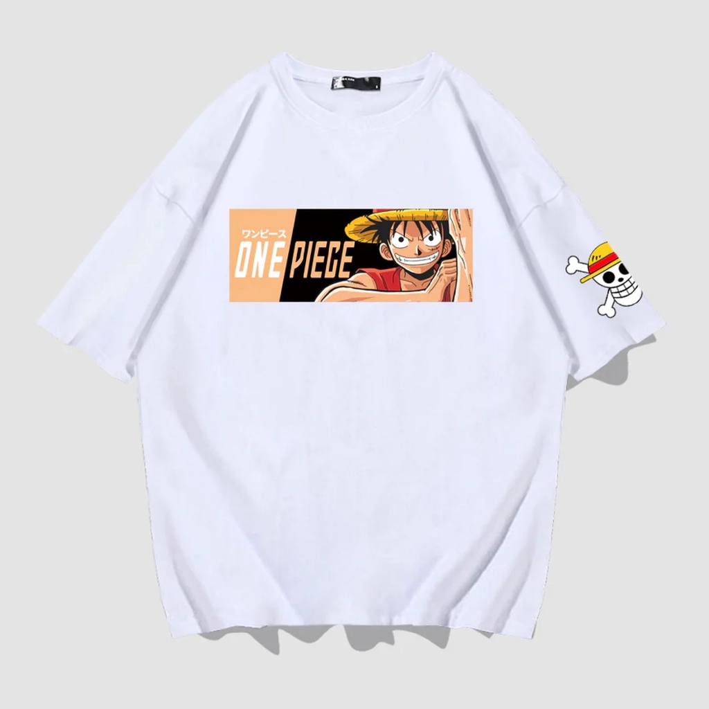 BRIGO Kaos Oversize One Piece Stampede Anime II Kaos Oversize Print DTF II Kaos Jumbo Size Pria &amp; Wanita