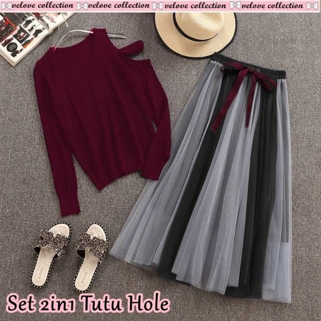 Set 2in1 tutu hole