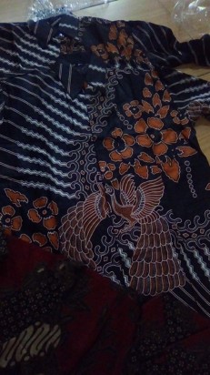 Size M L Xl Xxl Xxxl Bswart Batik Hrb026 Kenongo Hem Pendek Padi Pekalongan M L Xl Batik