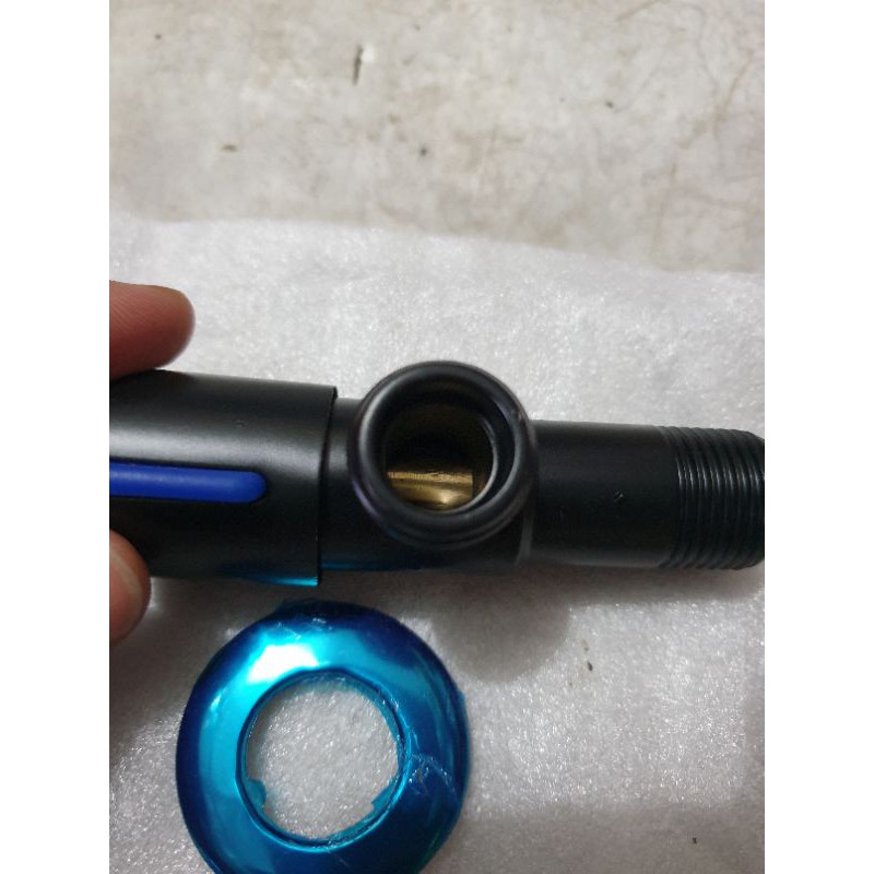 stop kran shower stainless black hitam PROMO TERMURAH