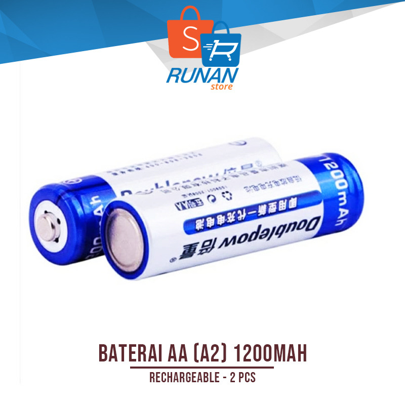Baterai Cas AA Rechargable Battery A2 Batu Baterai Isi Ulang