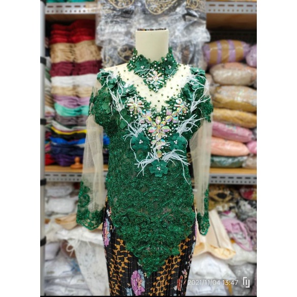 ATASAN KEBAYA TRIDI//ATASAN FULL PAYET MEWAH MODERN//KEBAYA