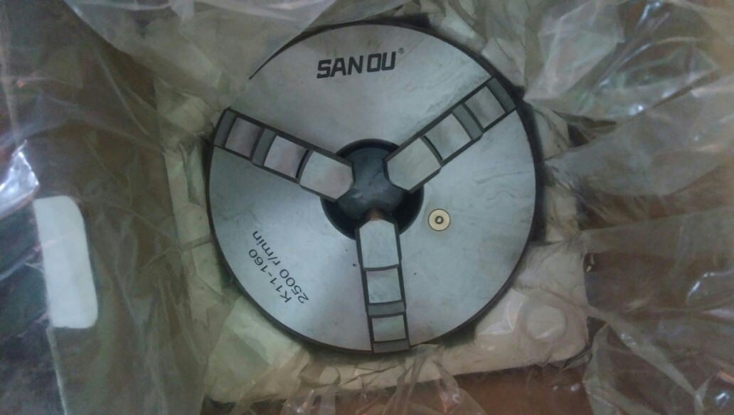 Chuck Bubut 6inch 3jaw Claw San Ou Kaki 3 Otomatis K11-160