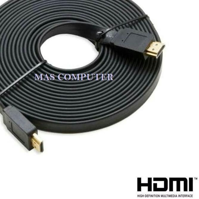 Kabel HDMI 10Meter / Kabel HDMI 10Meter Flat / Kabel HDMI 10 Meter Flat Elastis