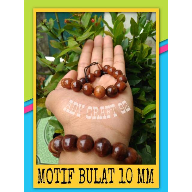 Gelang Kokka Kaukah untuk kesehatan Bulat Besar Diameter 10 mm