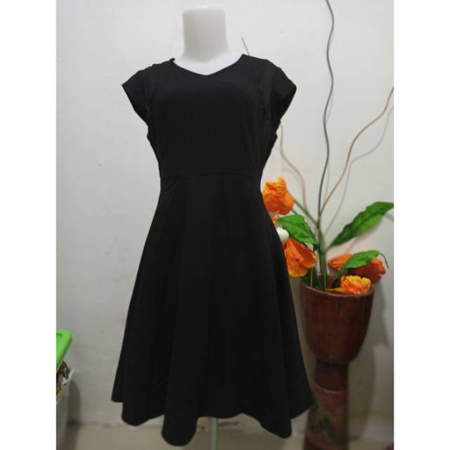 Dress hitam Anne klein PRELOVED