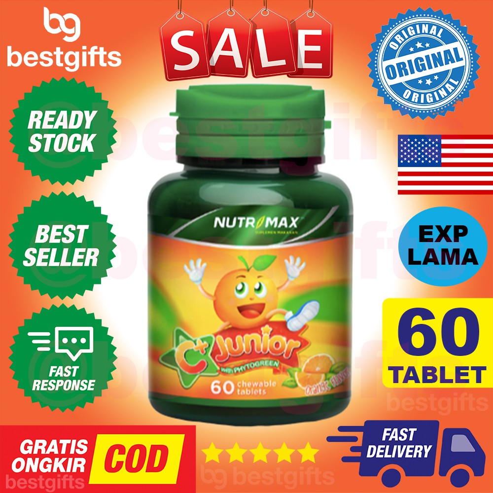 NUTRIMAX C+ C PLUS JUNIOR WITH PHYTOGREEN 60 TABLET