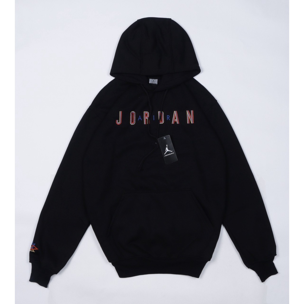 HOODIE AIR JORDAN FULL BORDIR | JAKET SWEATER HOODIE HYPEBEAST AIR JORDAN 23 HITAM PREMIUM AUTHENTIC