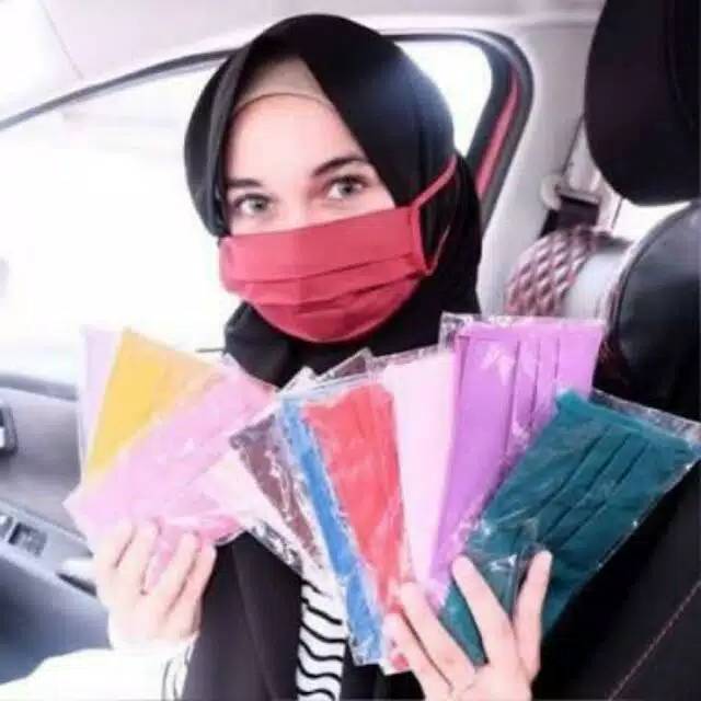Masker kain Hijab /makser kain / masker hijab