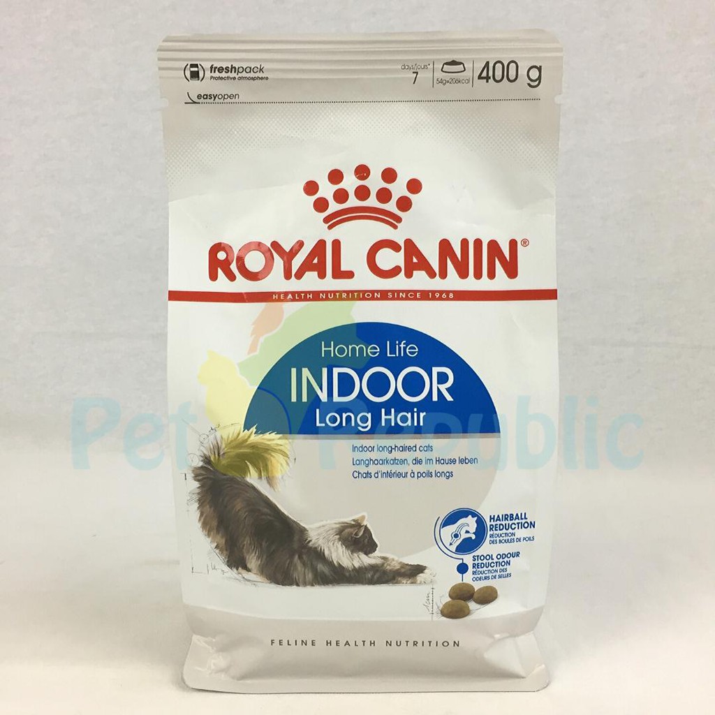 

ROYALCANIN Makanan Kucing Feline Indoor LONG Hair 400gr
