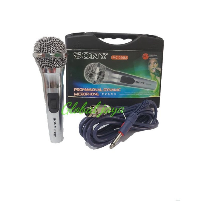 mic kabel sony MC029 +koper mic sony Mc 029 free kabel good quality microphone dynamic