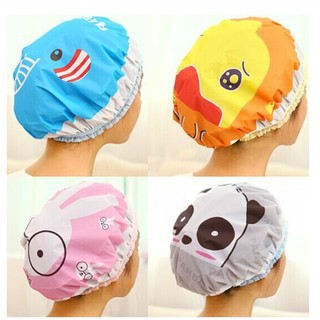 Shower Cap Karakter Penutup Kepala Anti Air Motif Kartun Shower cap