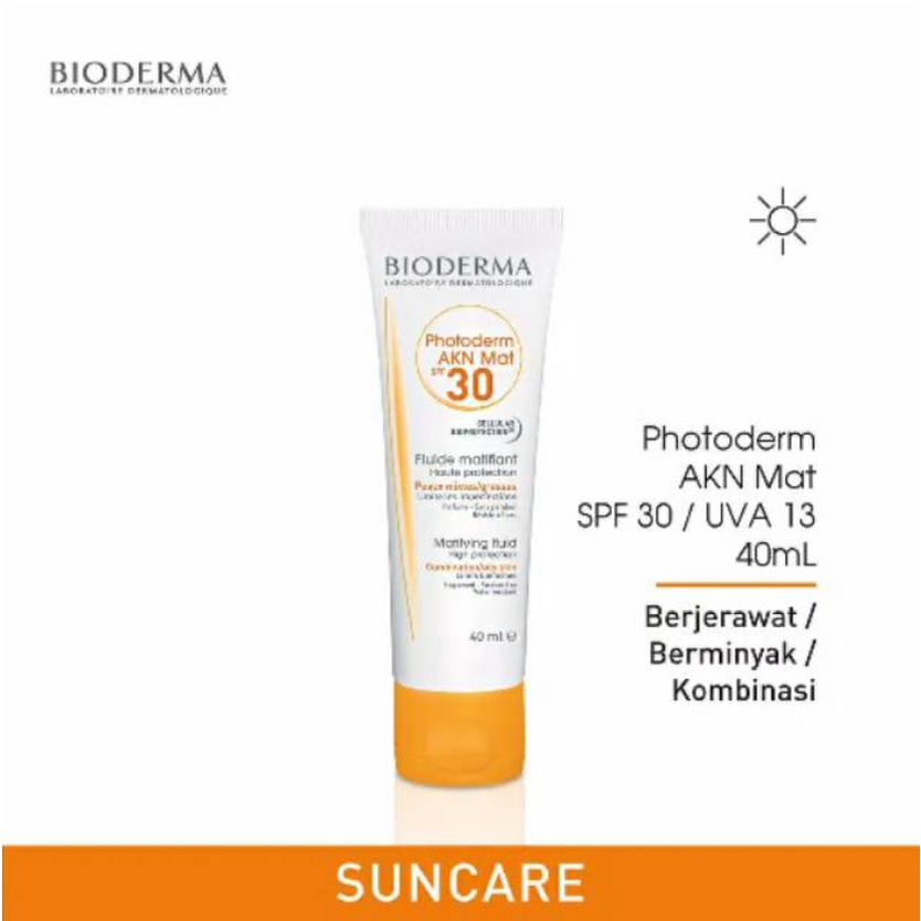 bioderma photoderm akn mat fluide spf 30 40 ml