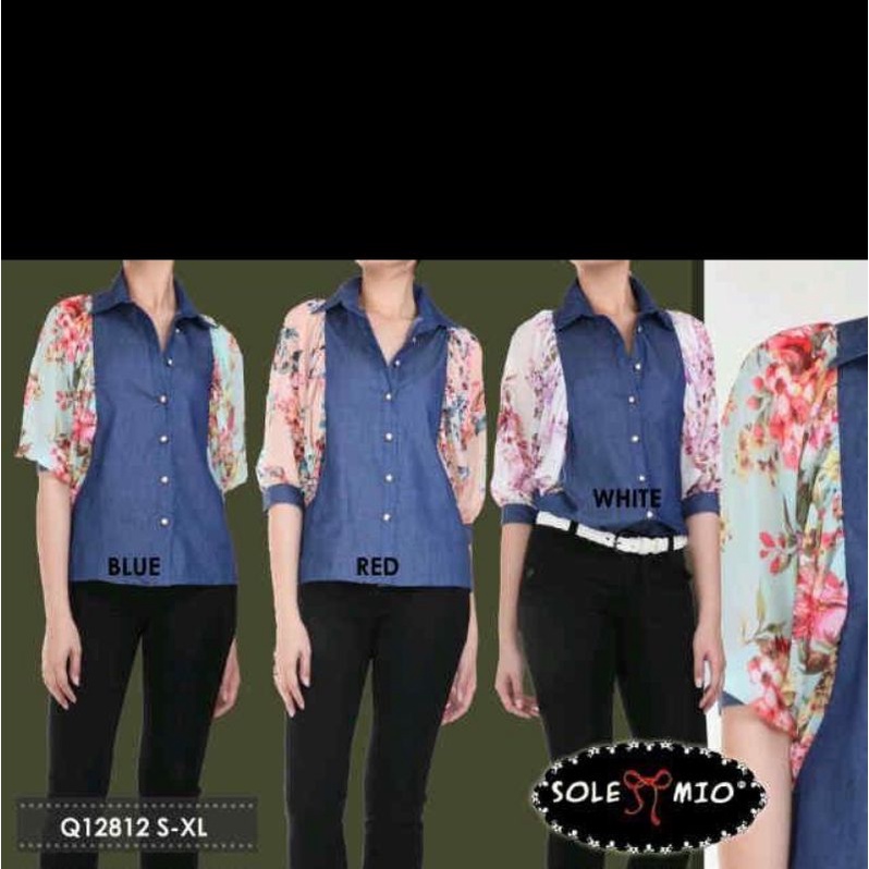 SALE Atasan SOLEMIO Q12812
