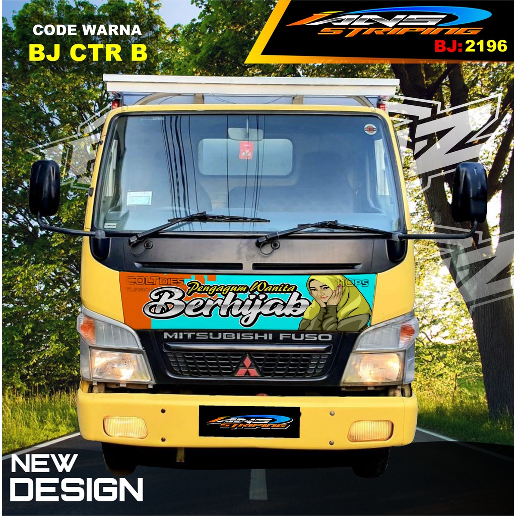 STICKER KAP DEPAN TRUK FUSO / STIKER KABIN TRUK RAGASA,UMPLUNG / STIKER KAP CUP DEPAN TRUK DINA,FUSO