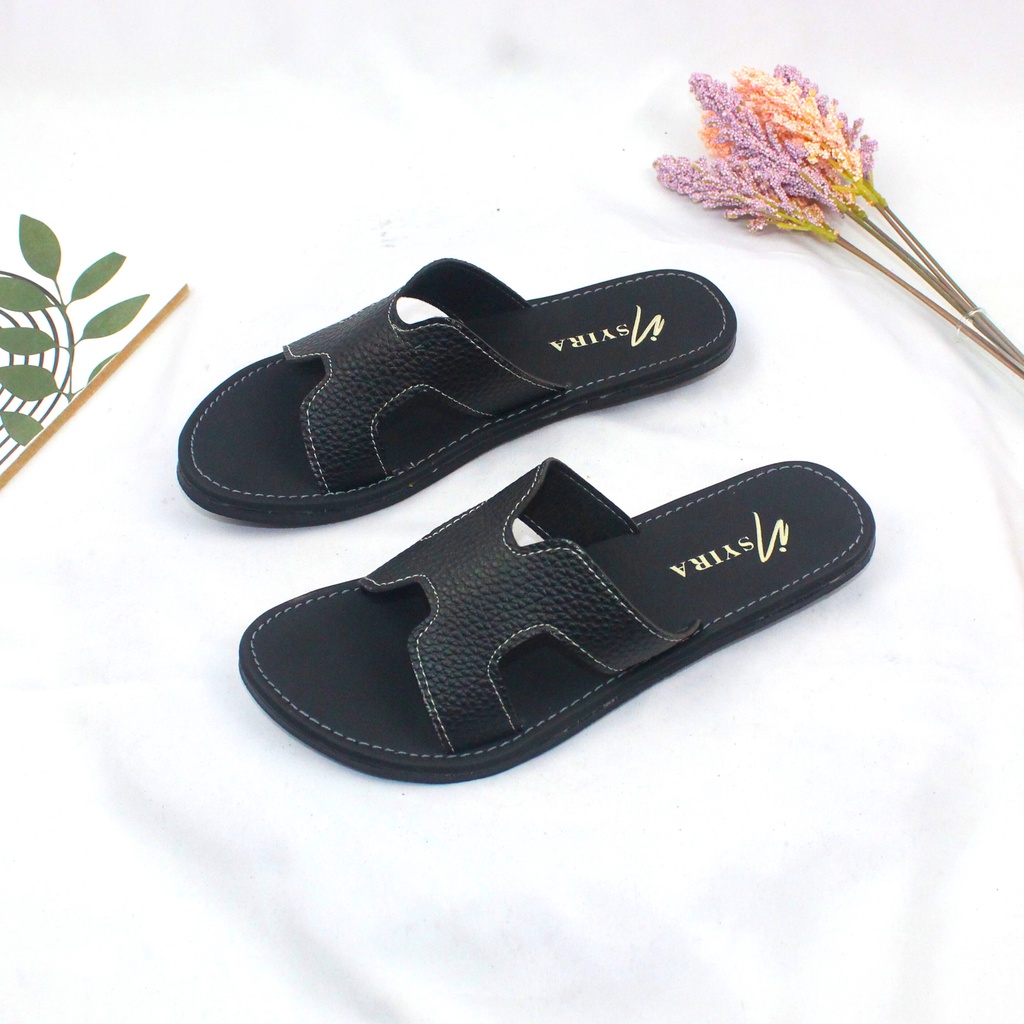 Insyira - Sandal Wanita Leoni / Sandal Wanita Papirut Non Slip / Sandal Papirut Slop H