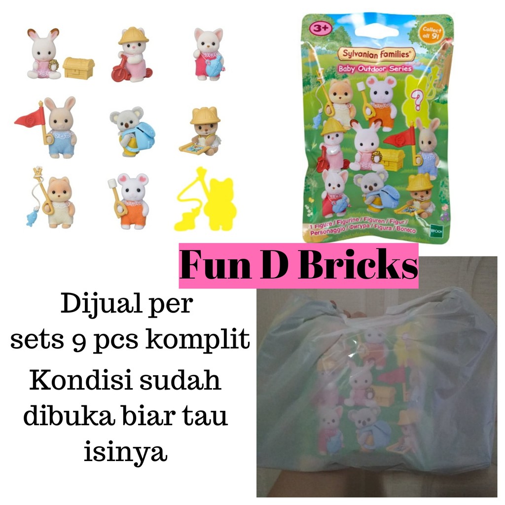 Sylvanian Baby Outdoor 9 pcs