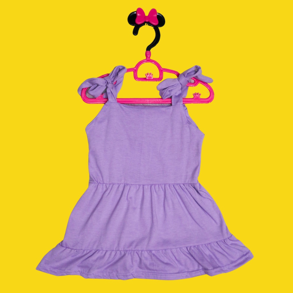 BabynKids - Dress Anak Tali Pundak / Dress Shoulder Bow / Dress Anak Perempuan / Dress Anak usia 0 - 5 tahun / Dress Bayi Balita