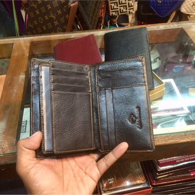 Dompet pria/wanita kulit asli lokal ukuran tanggung 3/4 #dompet #dompetpria #dompetkulit #dompet