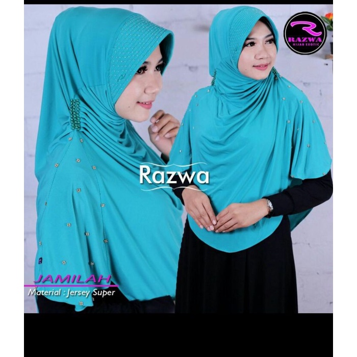 SALE RAZWA HIJAB INSTAN JAMILAH REMPEL MUTIARA PUNDAK