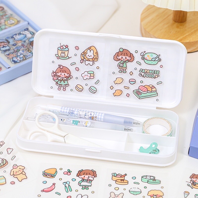 READY STOCK 5 LEMBAR DECO STIKER LUCU KARAKTER KARTUN ANAK PEREMPUAN IMUT BOTOL AIR MINUM VIRAL PHONE CASE CASING HP UNIK LAPTOP ESTETIK GAYA JEPANG KOREA  Fancy Sticker Kawaii Girls Cute Lovely Aesthetic Diy Scrapbook Jurnal Beautiful Diary Organizer Sty