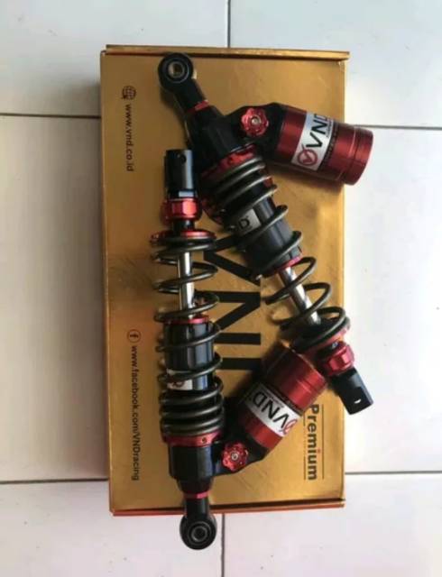 shockbreaker yamaha nmax pcx 335mm aerox 305mm stelan click fungsi vnd racing / shock vnd nmax pcx