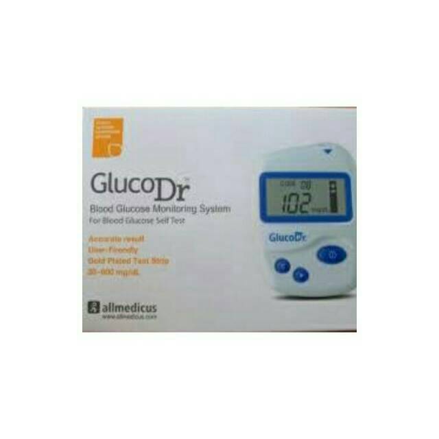 Alat Tes Gula Darah dan Strip Gluco Dr Bio Sensor GlucoDr Biosensor AGM 2100 Murah