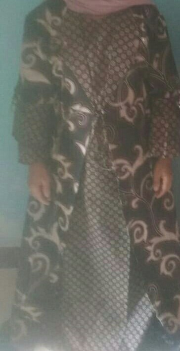 Maura Couple - Sania Ruffle Batik Couple Ori Ndoro Jowi Garansi Termurah Shopee - Batik Modern Solo