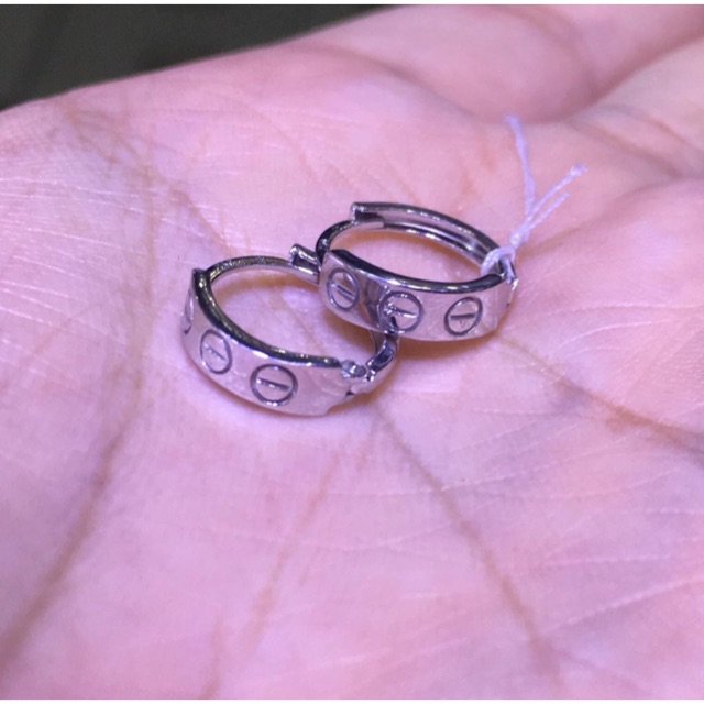 Anting Cartier White Gold gipsi 750