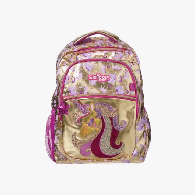SMIGGLE SALE BACKPACK UNICORN GOLD