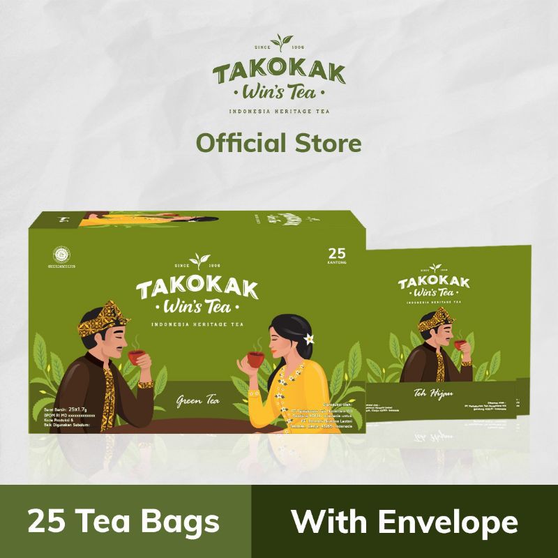 

Teh Takokak Green Tea with Envelope