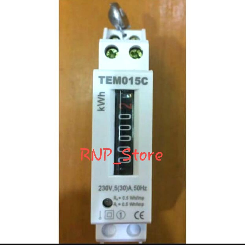 KWH Meter Analog TEM015C 1 phase Merk THERA Range 5(30A)