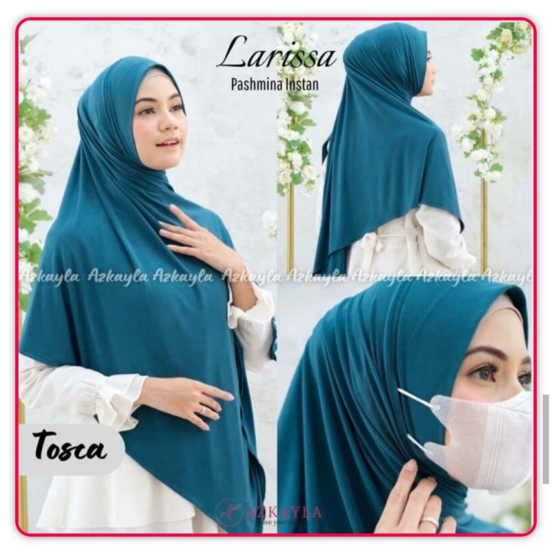 HIJAB PASHMINA EARLOOP LARISSA || BY AZKAYLA