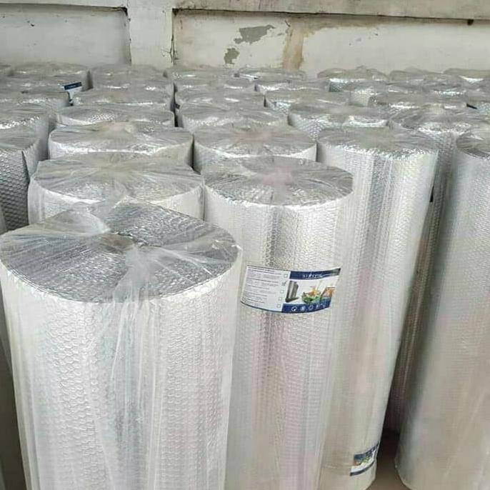 Aluminium Bubble Foil Double Peredam Panas Atap Insulasi Atap