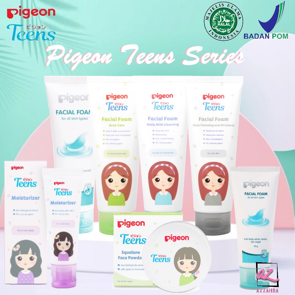 PIGEON TEENS Facial Foam / Daily Facial Foam / Anti Acne Facial Foam / Oil Control Facial Foam ORIGINAL BPOM