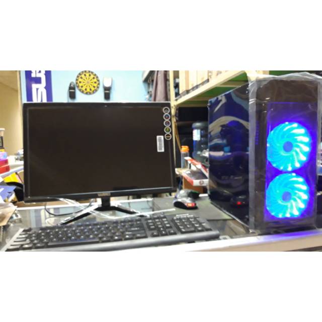 PC APU Athlon 200GE ddr4 8gb PLUS LED 19