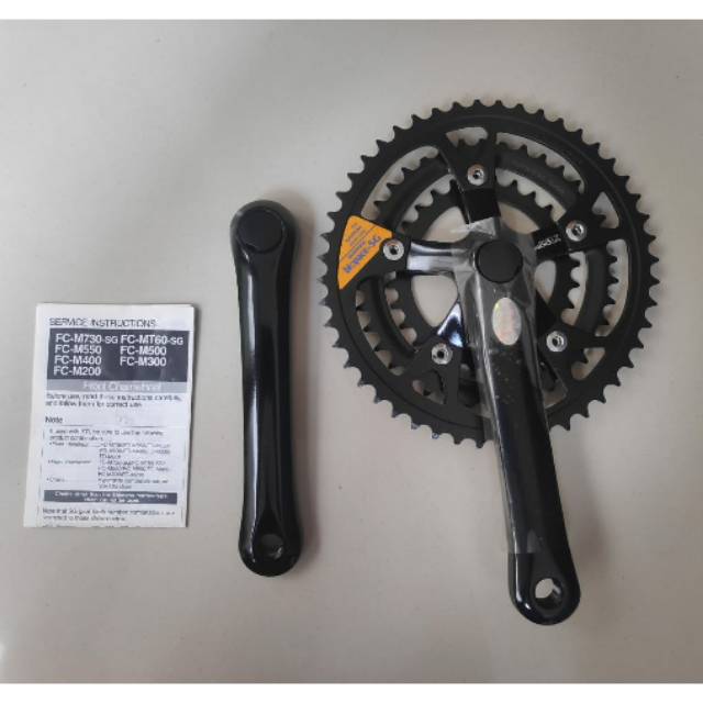 Crank Shimano Oval Exage 400 LX 48T Biopace