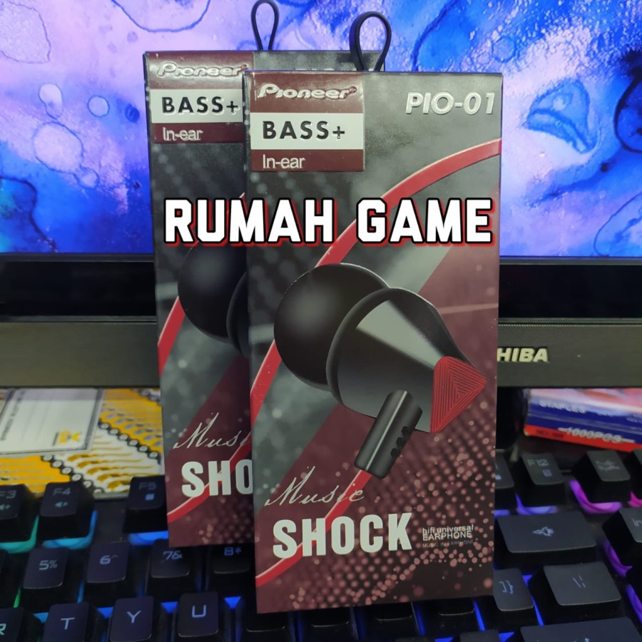 Headset Pioner Sport Shock PIO-01 / Earphone Pioner PIO-01