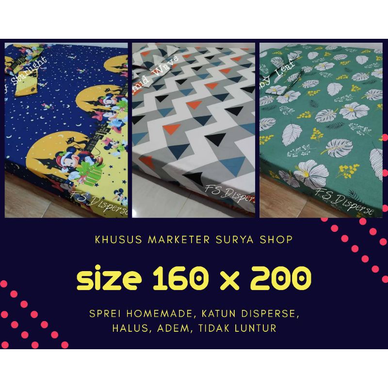 Sprei Homemade 160x200