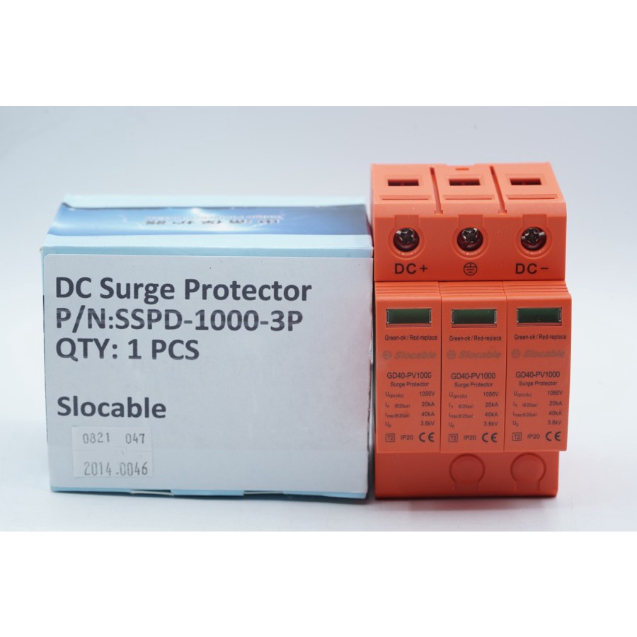 Slocable DC Surge Protector 3P 20KA-40KA