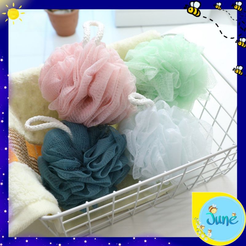 [JUNECOLLECTIONS] SPONS MANDI / BATH PUFF / SPONGE MANDI / BUSA MANDI TEBAL TERMURAH #1100