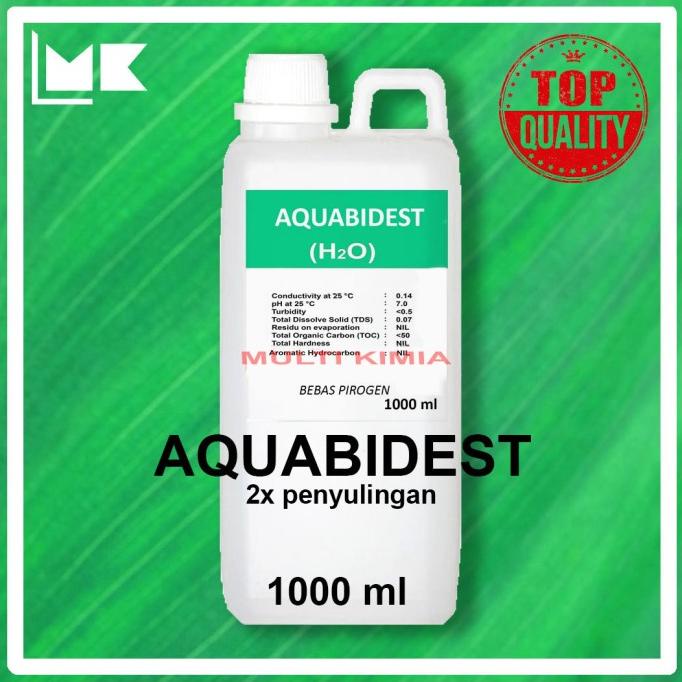 Aquabidest / Aquabidestilata / Aquabides 1000ml