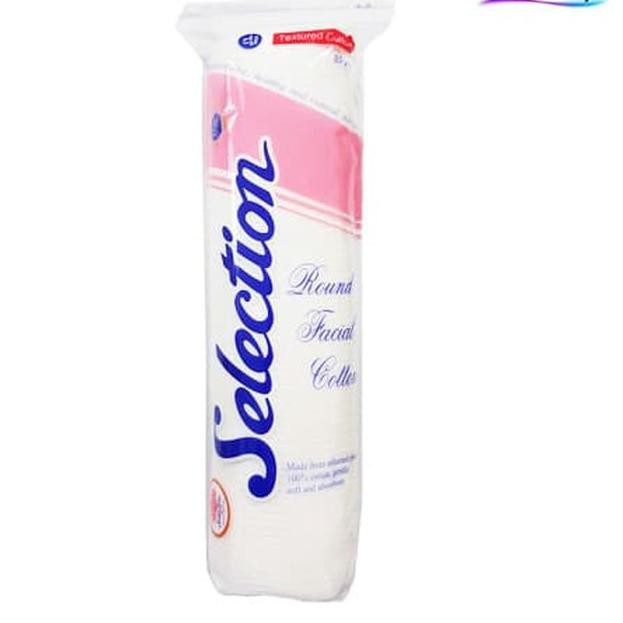 ☕✵Diskon.Besar… Kapas Selection Bulat Oval 80pcs +