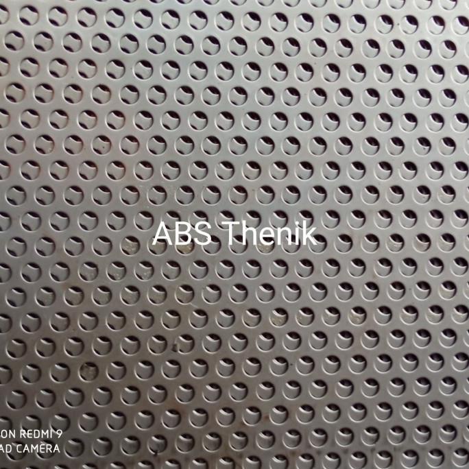 Plat lubang besi plat saringan perforated, Lubang 2 1 meter x 2 meter