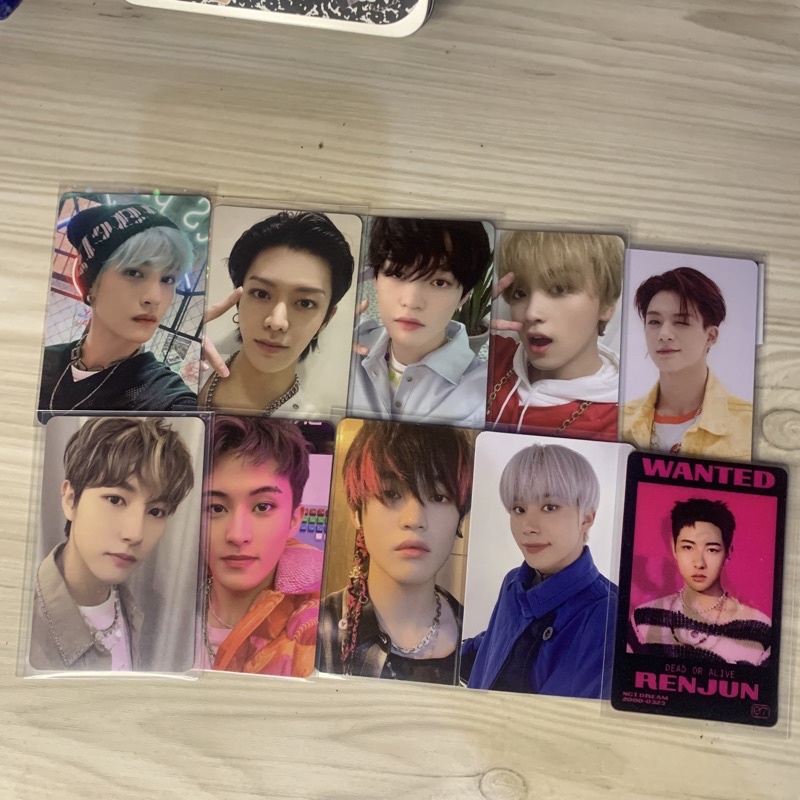 [READY STOCK] photocard nct pc jeno haechan mark jisung renjun chenle jungwoo yuta yangyang lets pla
