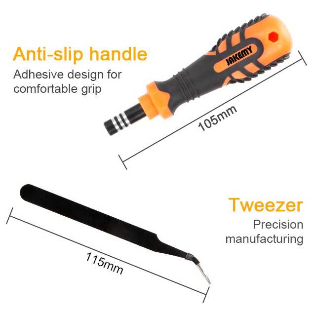( OBENG SET ) Jakemy 34 in 1 Obeng Set - JM-8159 Screwdriver Set / Obeng Alat Reparasi Perbaikan Elektronik / Obeng serbaguna