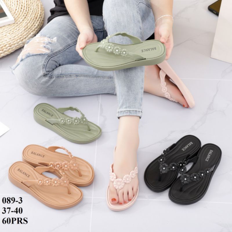 SANDAL WANITA JELLY SELOP IMPORT BALANCE 089-3